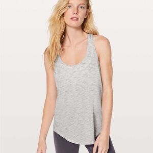 Lululemon Grey Love Racerback Tank Top